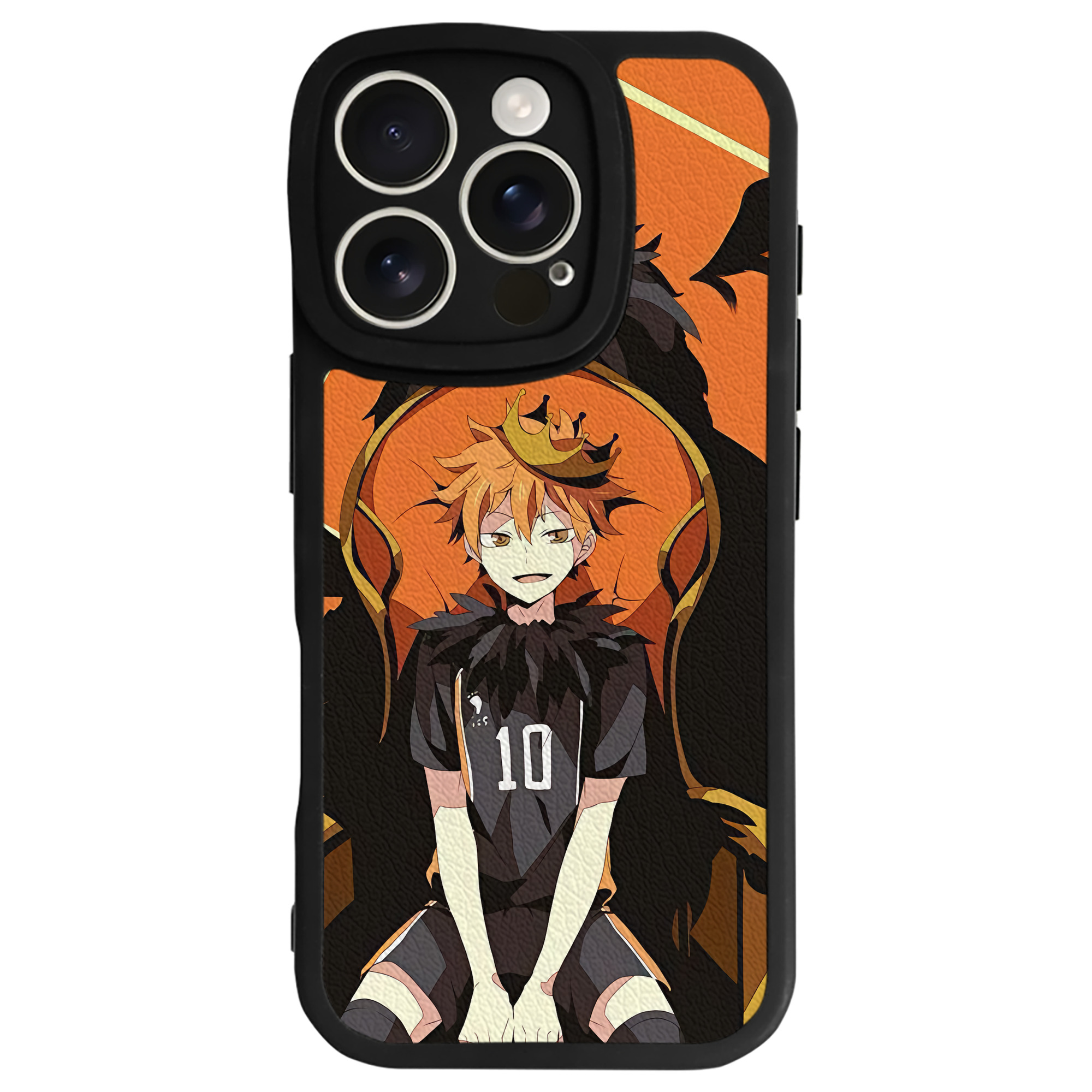 （画像用） ハイキュー!! Haikyu!! 【iPhone 16シリーズ対応】シリコンスマホケース（レザー調） 材質：シリコン